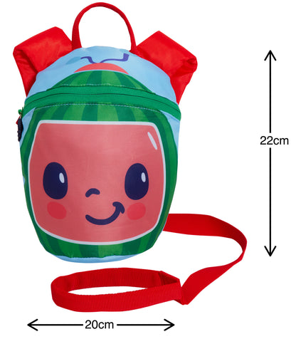CoComelon Backpack With Reins Boys Girls Detachable Safety Harness Nursery Bag