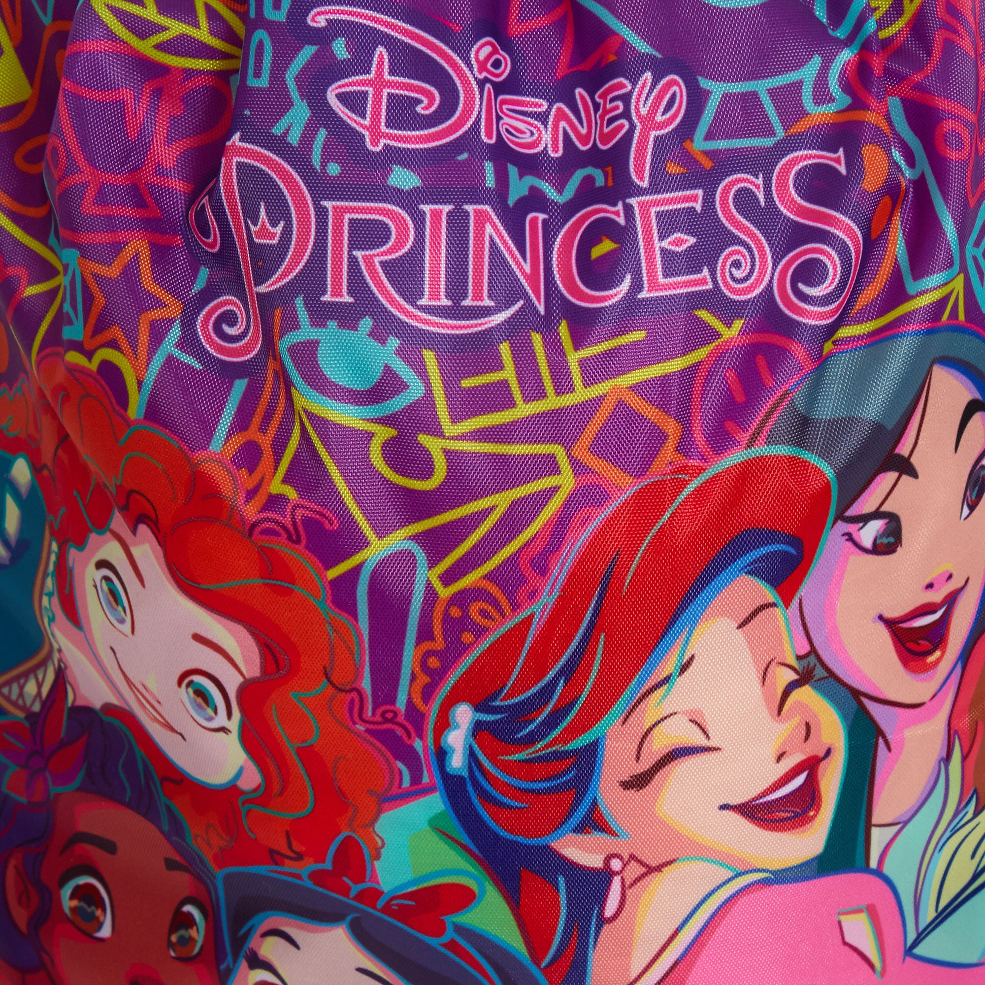 Disney Princess Drawstring Gym Bag Girls Trainer Swim Bag Kids Nursery Backpack