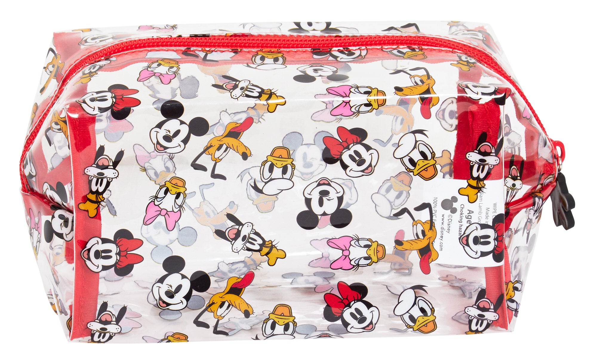 Disney Minnie Mouse Clear Cosmetics Bag Mickey + Friends Make Up Bag Pencil Case