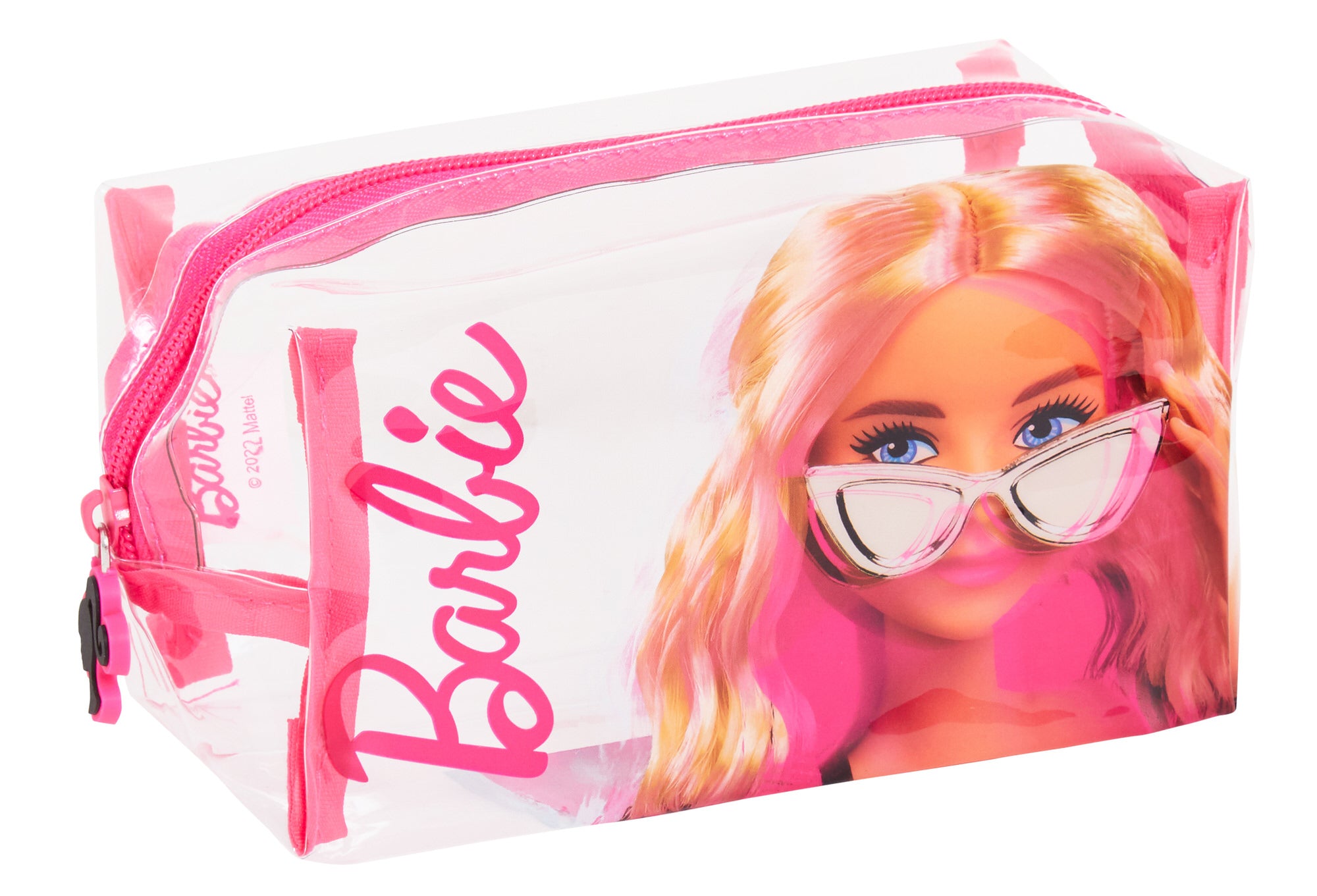 Barbie Clear Cosmetics Bag For Girls Womens Transparent Make Up Bag Pencil Case