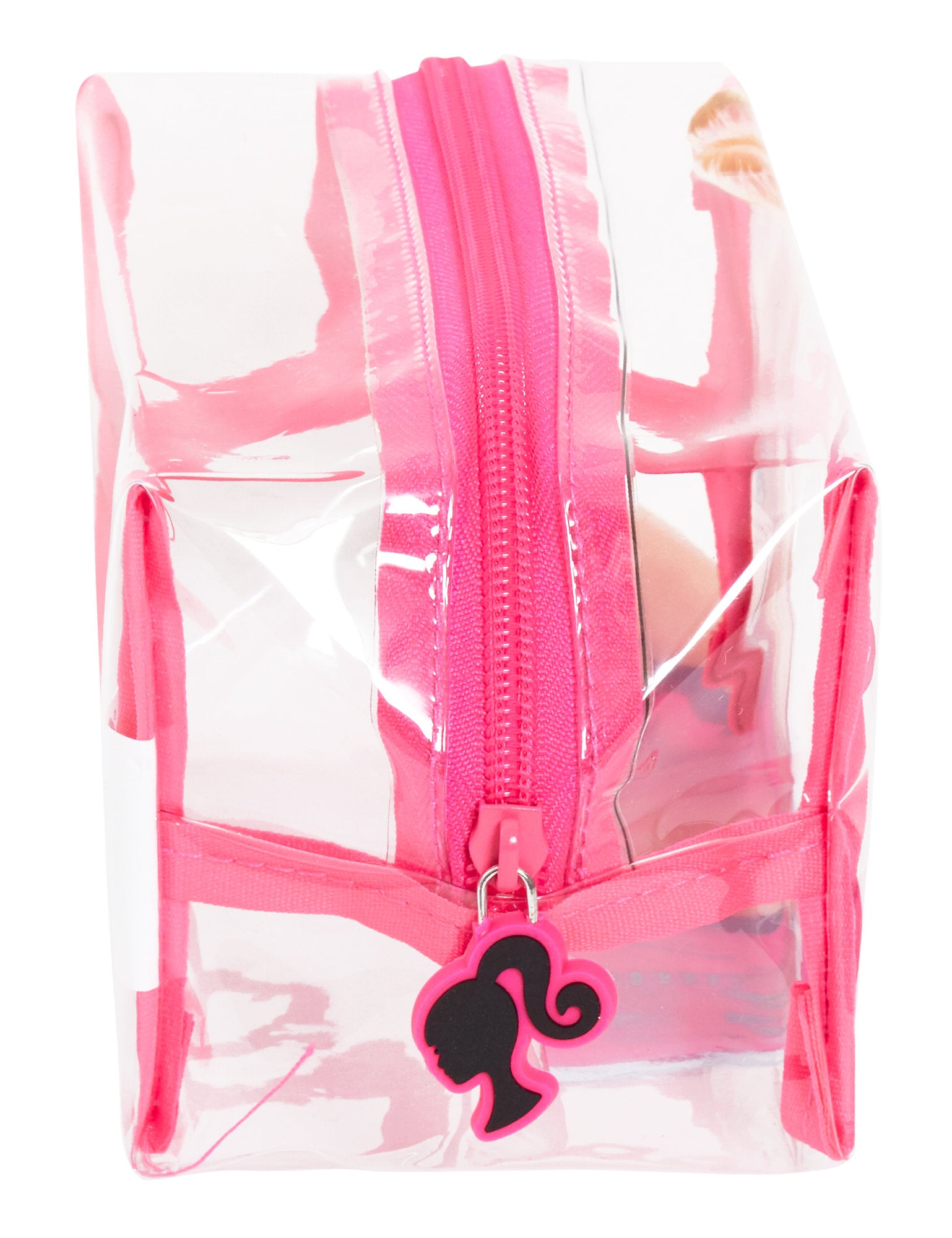 Barbie Clear Cosmetics Bag For Girls Womens Transparent Make Up Bag Pencil Case
