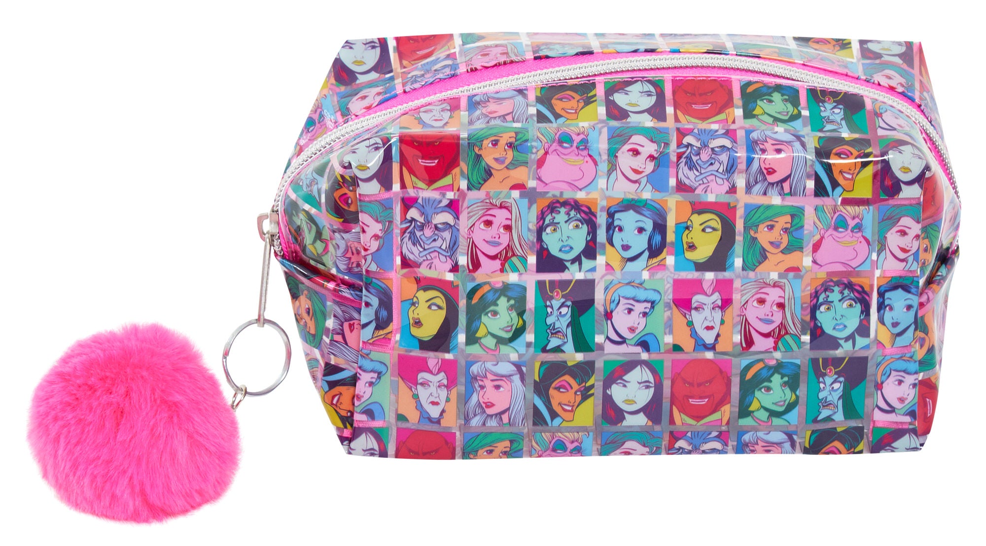 Disney Princess and Villains Make Up Bag Womens Cosmetic Toiletries Pencil Case