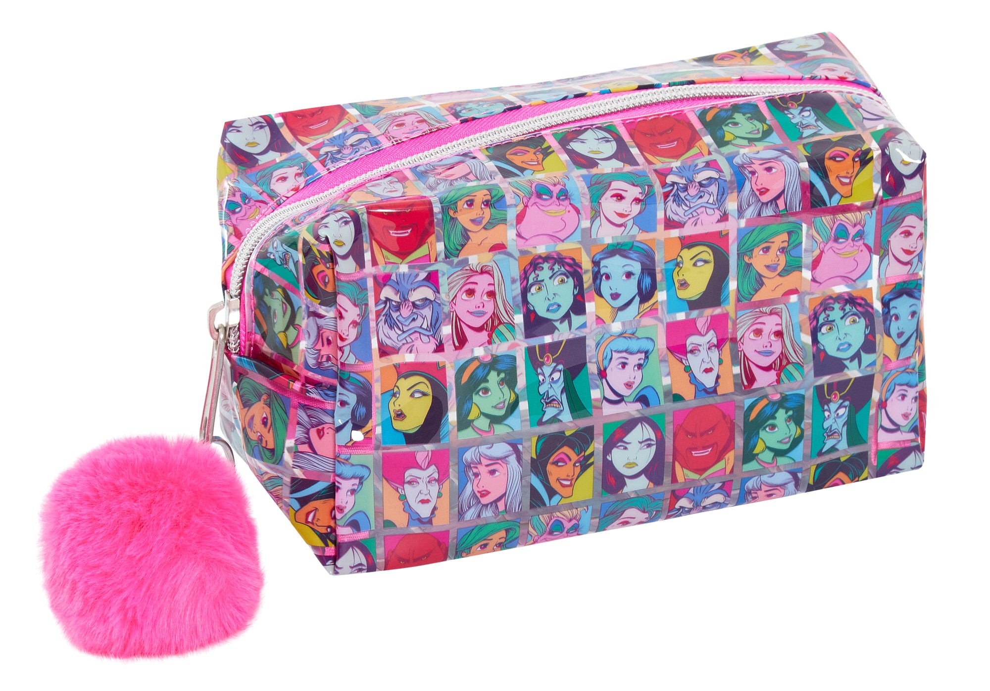 Disney Princess and Villains Make Up Bag Womens Cosmetic Toiletries Pencil Case