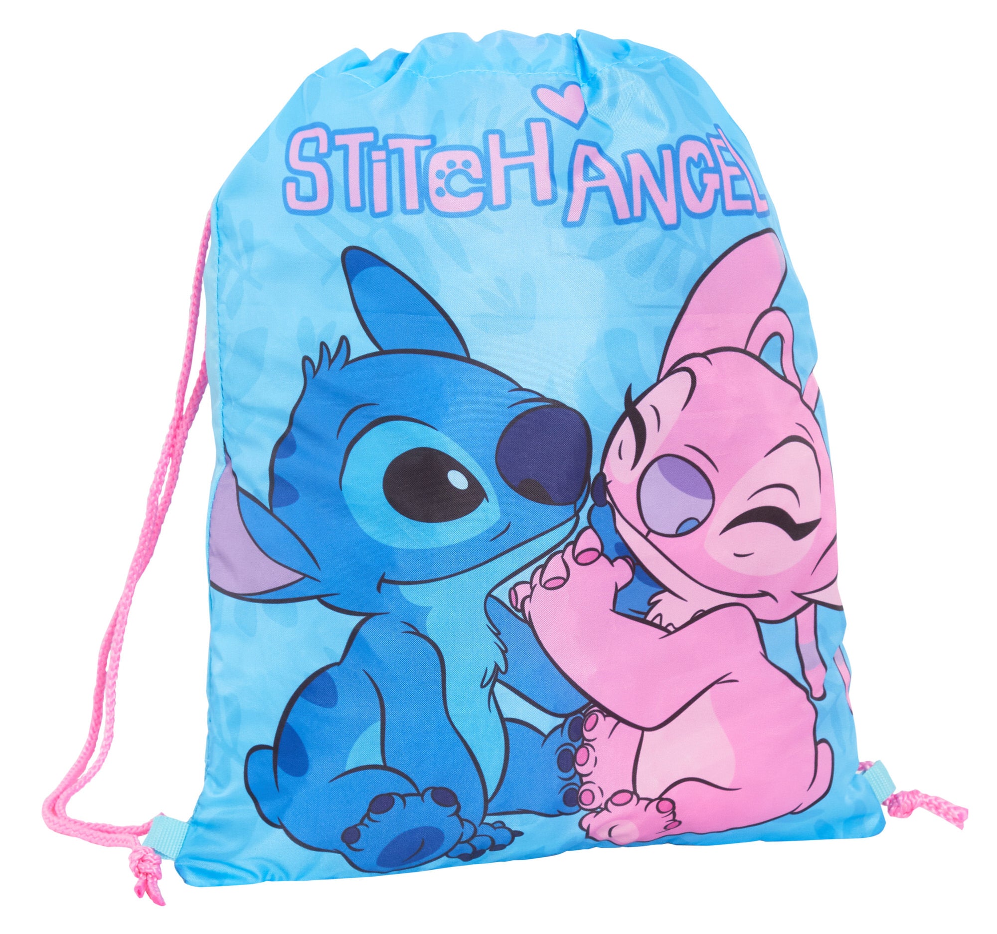 Disney Stitch Drawstring Gym Bag Girls Boys School Trainer Swim Bag Backpack