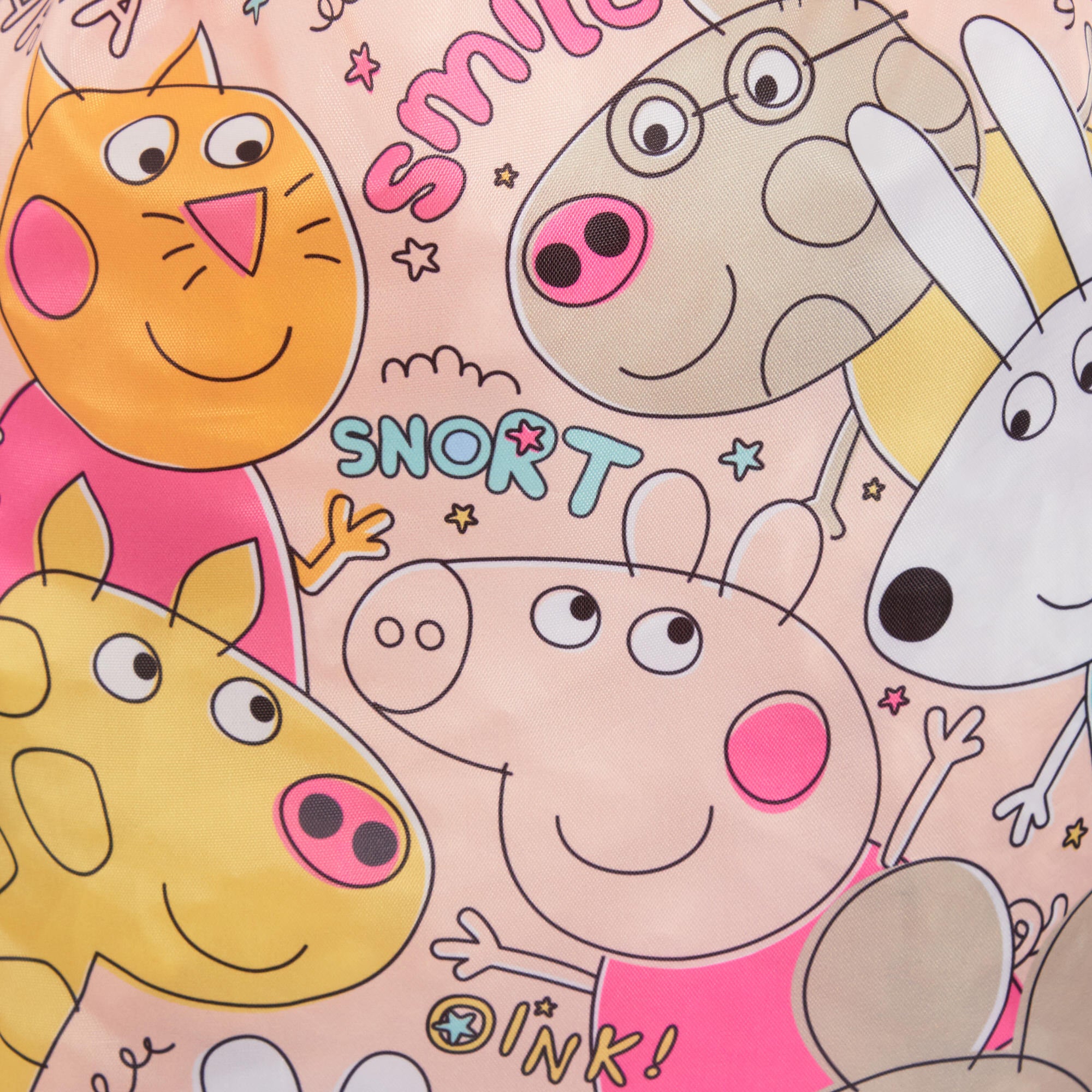 Peppa Pig Drawstring Gym Bag Girls Trainer Swim Bag Kids School Nursery Backpack
