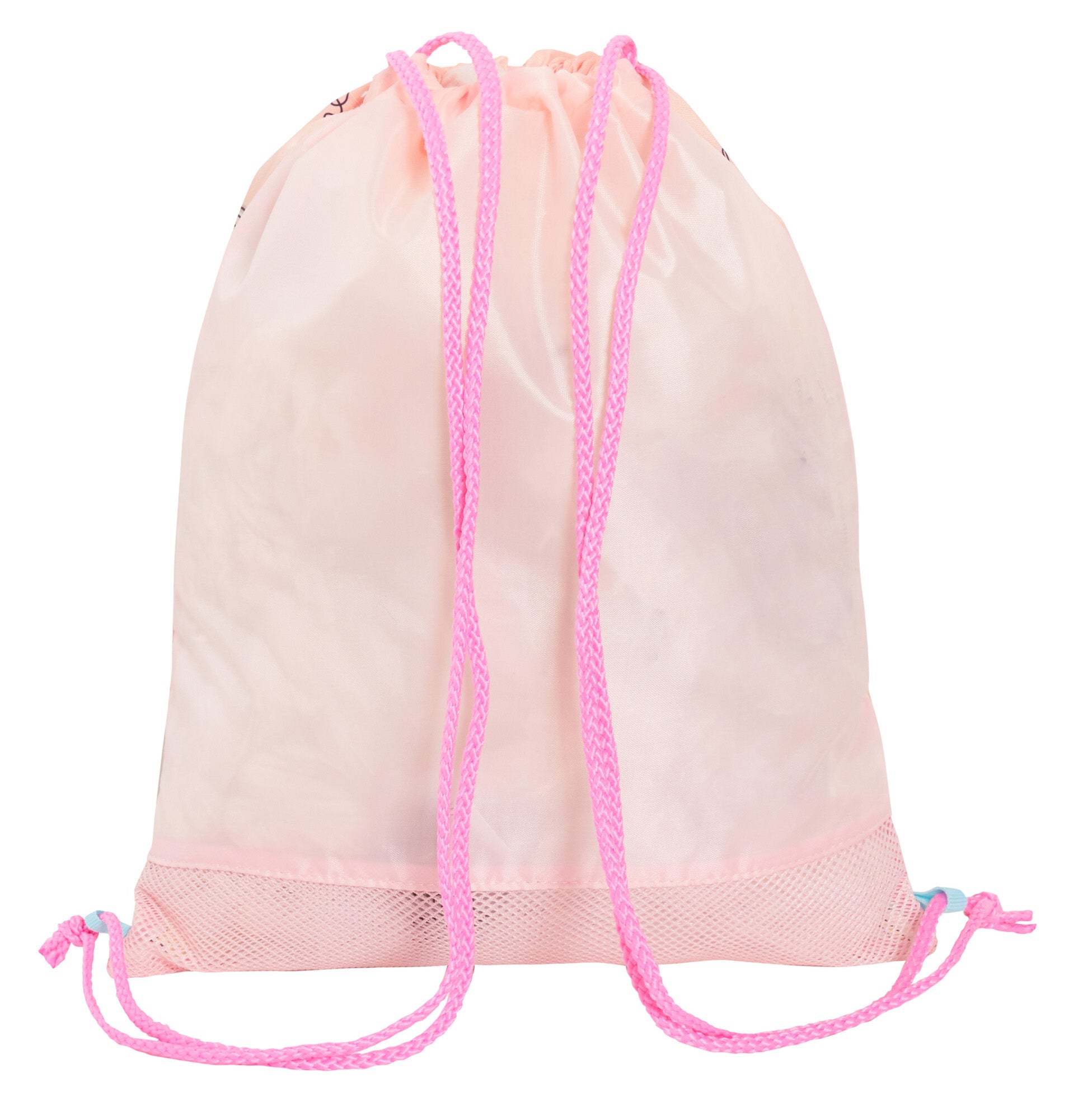 Peppa Pig Drawstring Gym Bag Girls Trainer Swim Bag Kids School Nursery Backpack