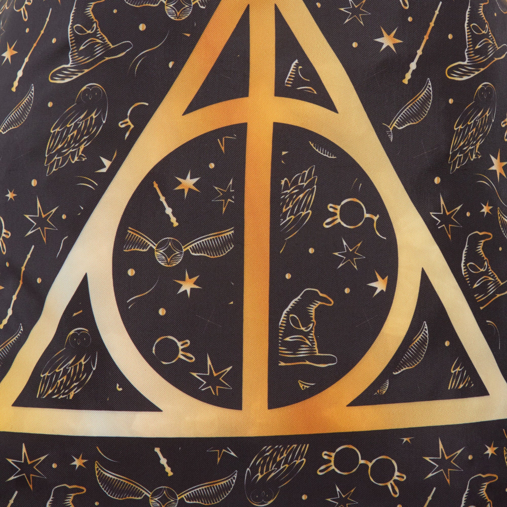 Harry Potter Drawstring Gym Bag Deathly Hallows Trainer School Swim Bag Backpack