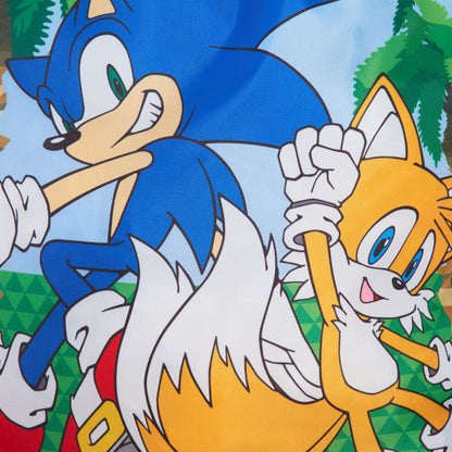 Sonic The Hedgehog Drawstring Gym Bag Boys Trainer Bag Swim Bag Kids PE Backpack