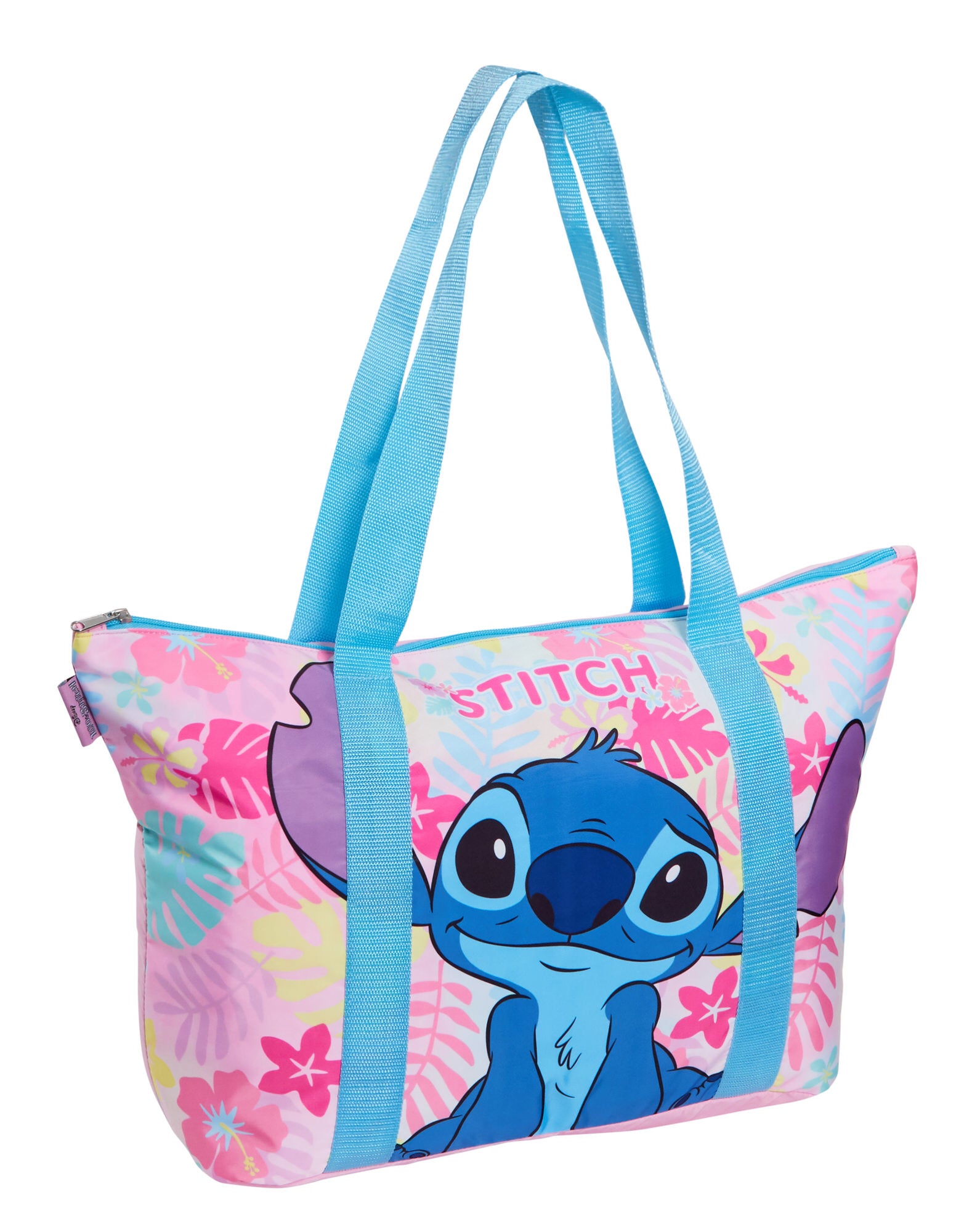 Disney Stitch Bag Large Tote Bag Fully Lined Zipped Shopping or Travel Beach Bag