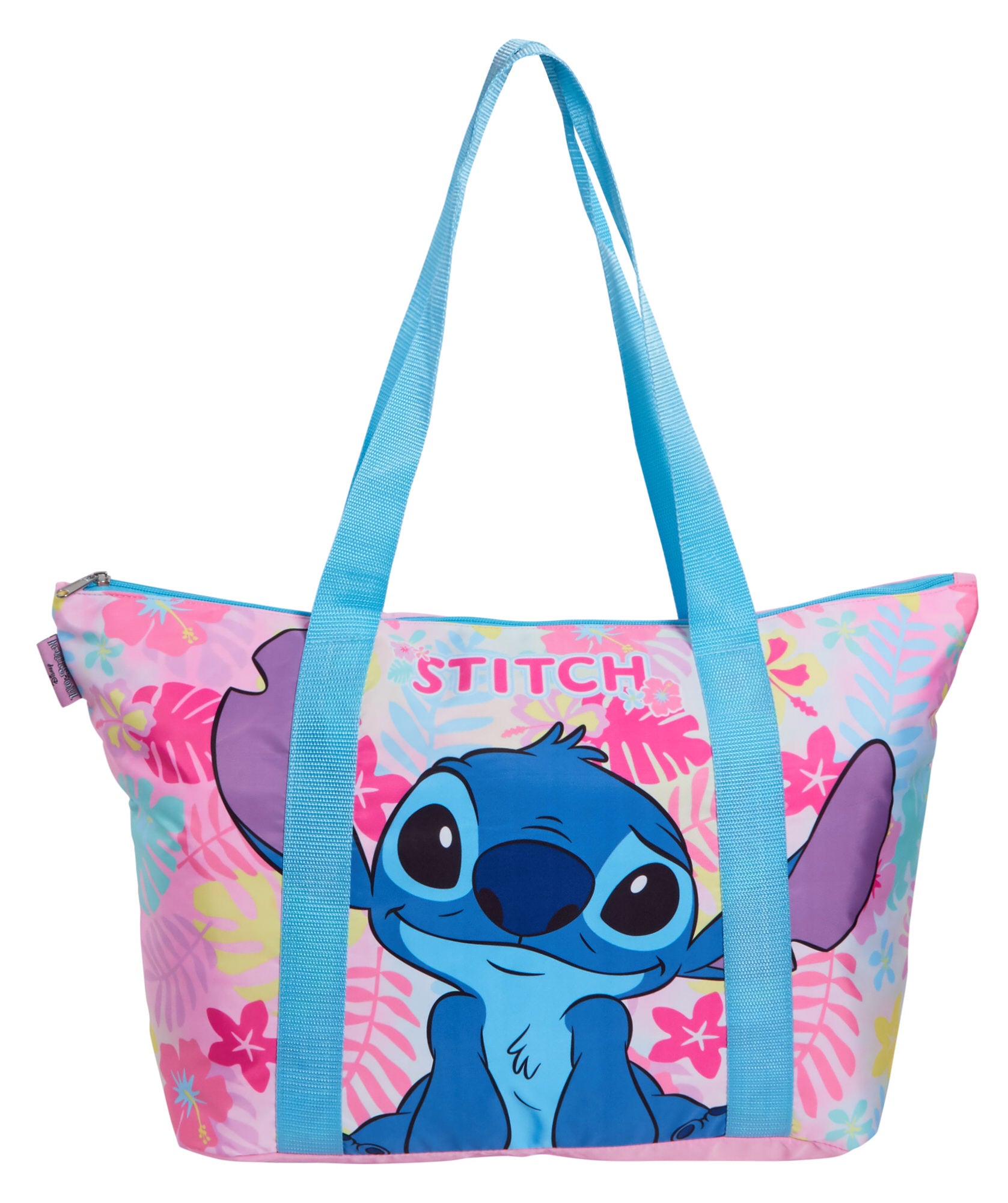 Disney Stitch Bag Large Tote Bag Fully Lined Zipped Shopping or Travel Beach Bag