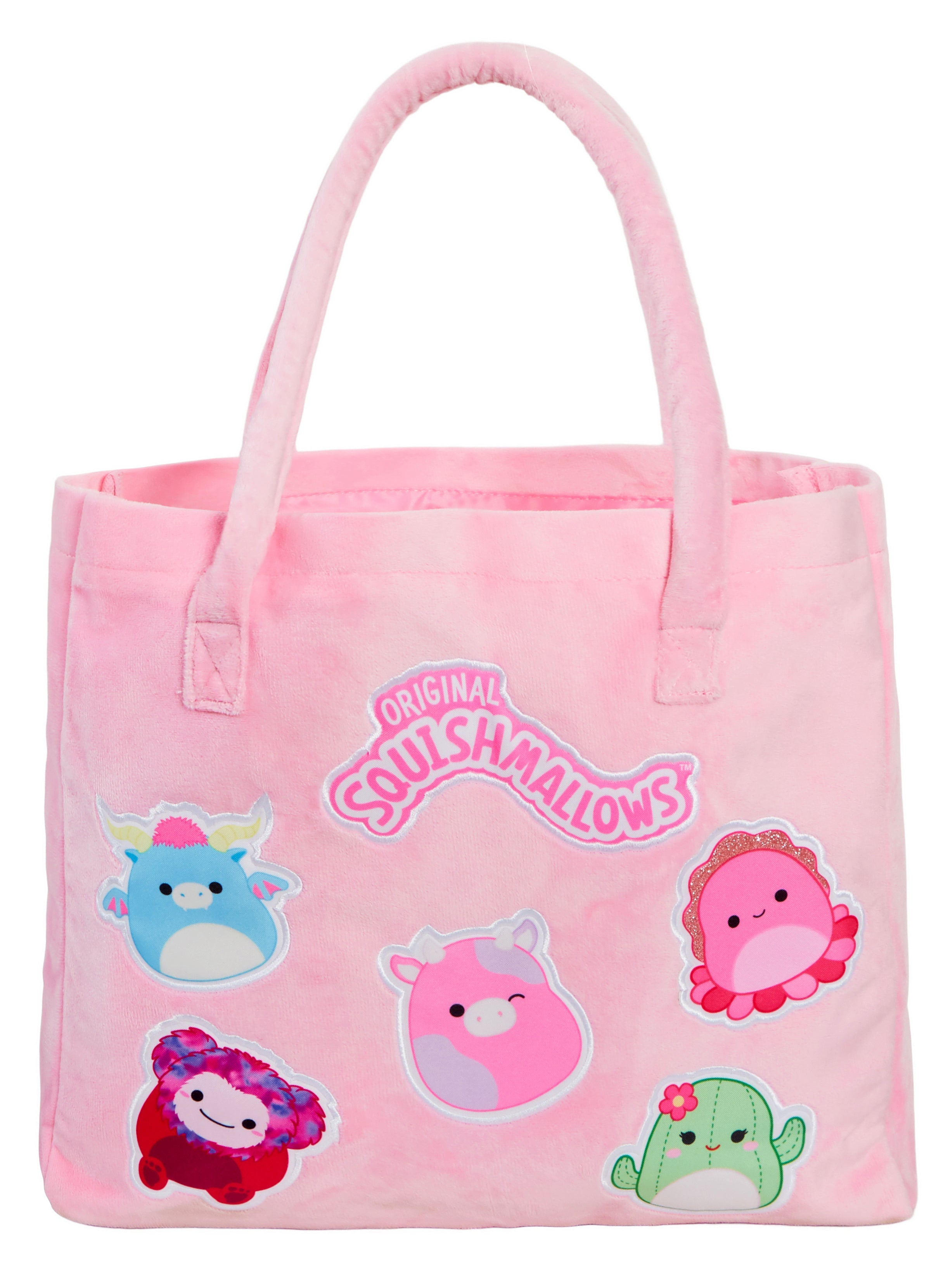 Squishmallows Tote Bag Girls Kids Plush Travel Shopper Overnight Shouder Bag