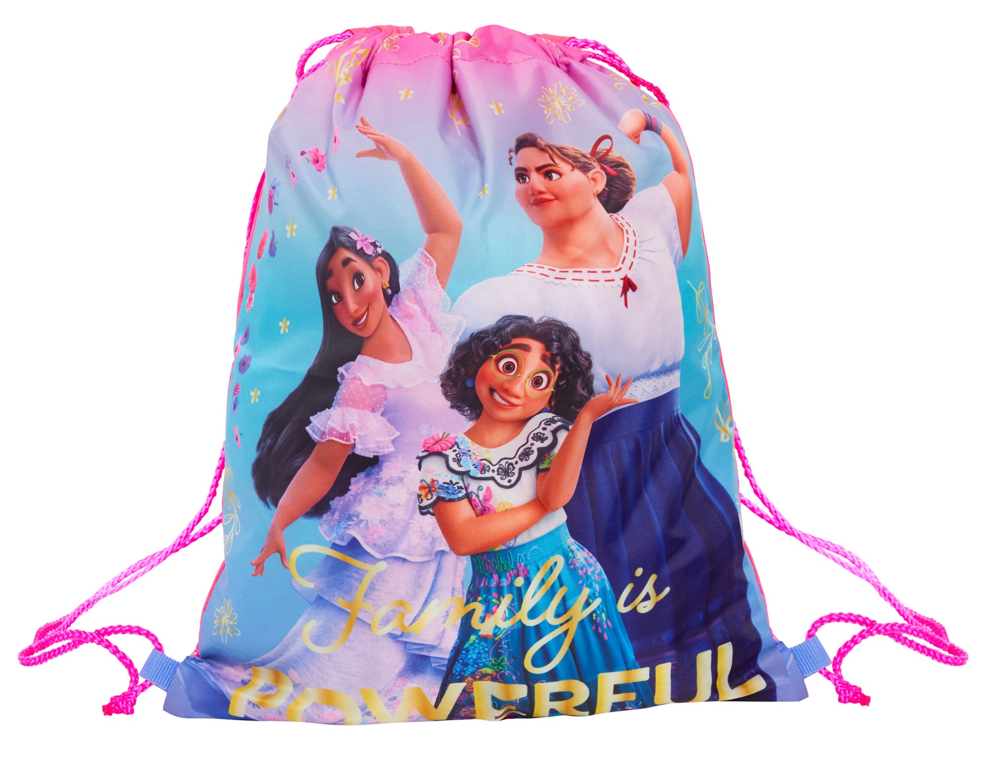Disney Encanto Drawstring Gym Bag Mirabel Trainer Swim Bag Kids Nursery Backpack