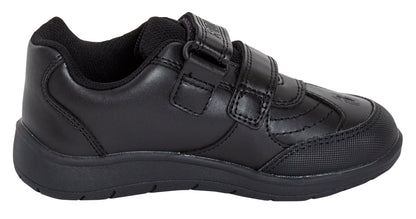 Spiderman Boys School Shoes For Kids Black Trainers Shoes Easy Touch Fastening