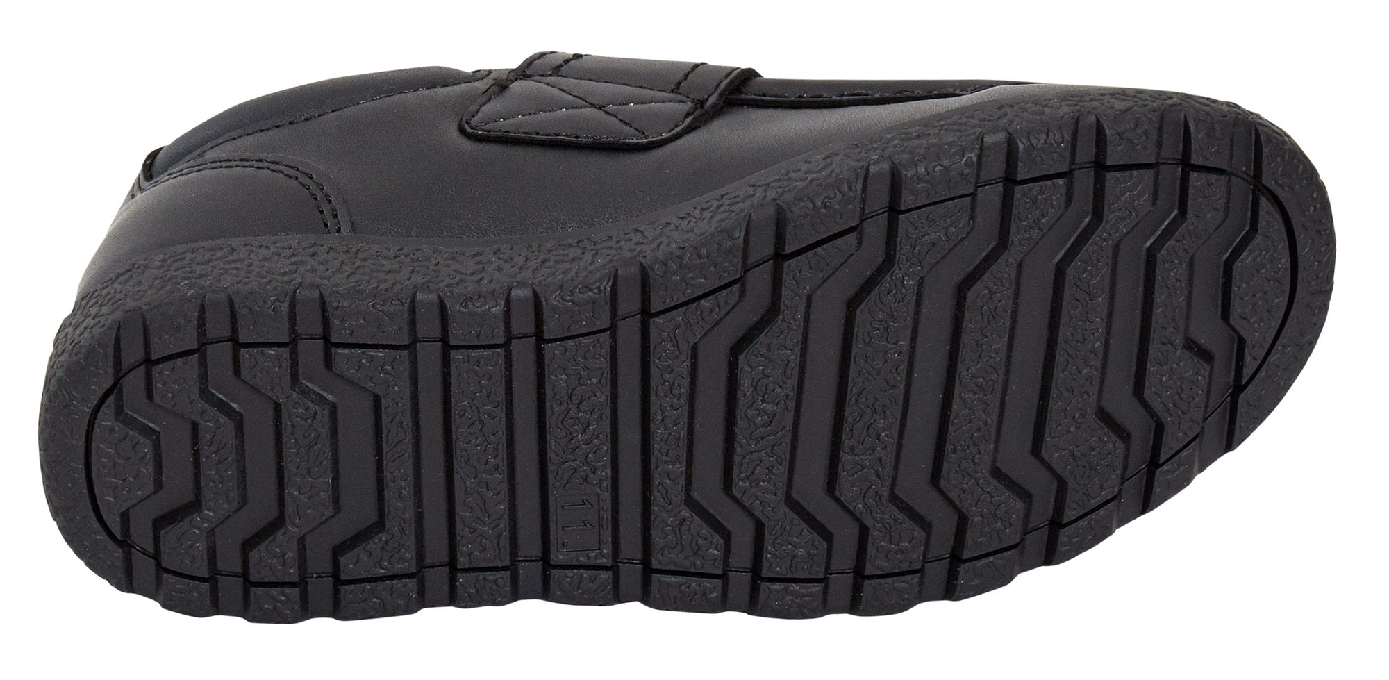 Boys School Shoes For Kids Easy Touch Fasten Hard Wearing Black Formal Shoes