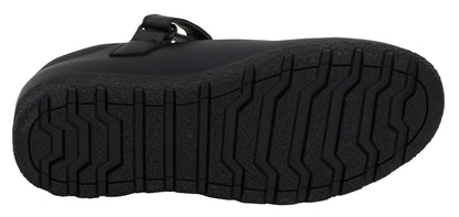 Girls Barbie School Shoes Kids Chunky Sole Strong Black Easy Fasten Loafer Shoes