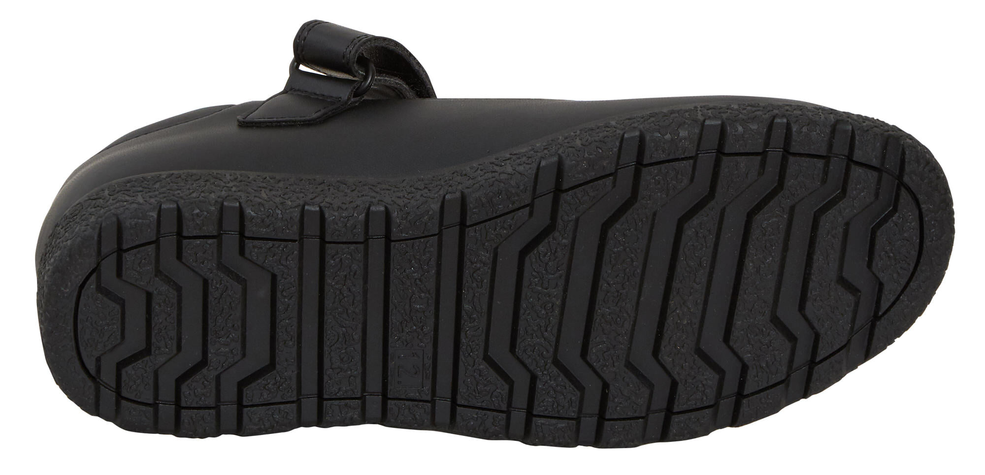 Girls Disney Stitch School Shoes Kids Chunky Sole Strong Black Easy Fasten Shoes