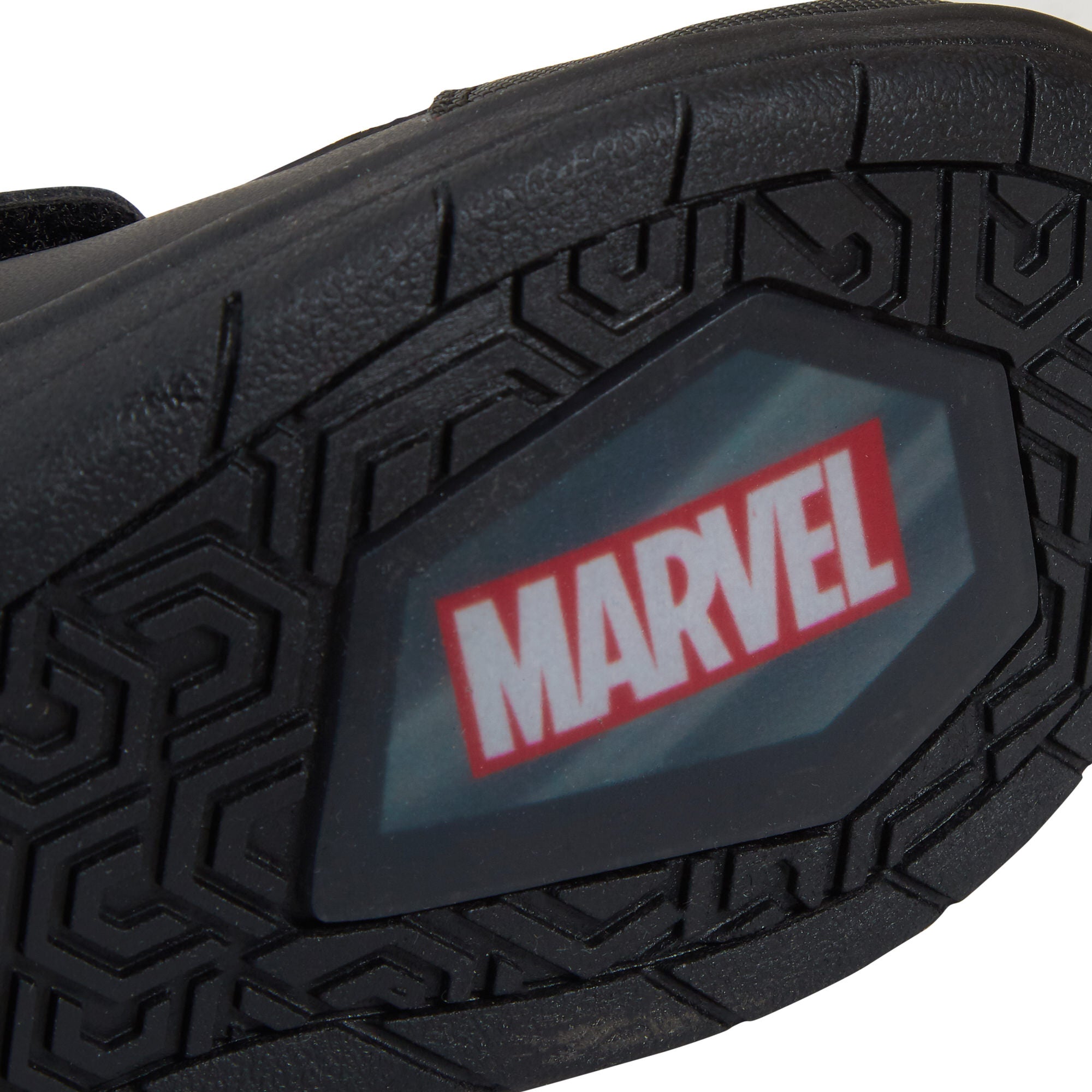 Marvel Avengers Boys School Shoes Kids Black Trainers Shoes Easy Touch Fastening