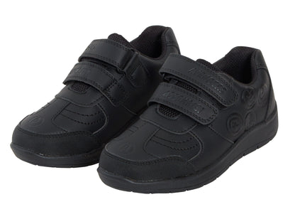 Marvel Avengers Boys School Shoes Kids Black Trainers Shoes Easy Touch Fastening
