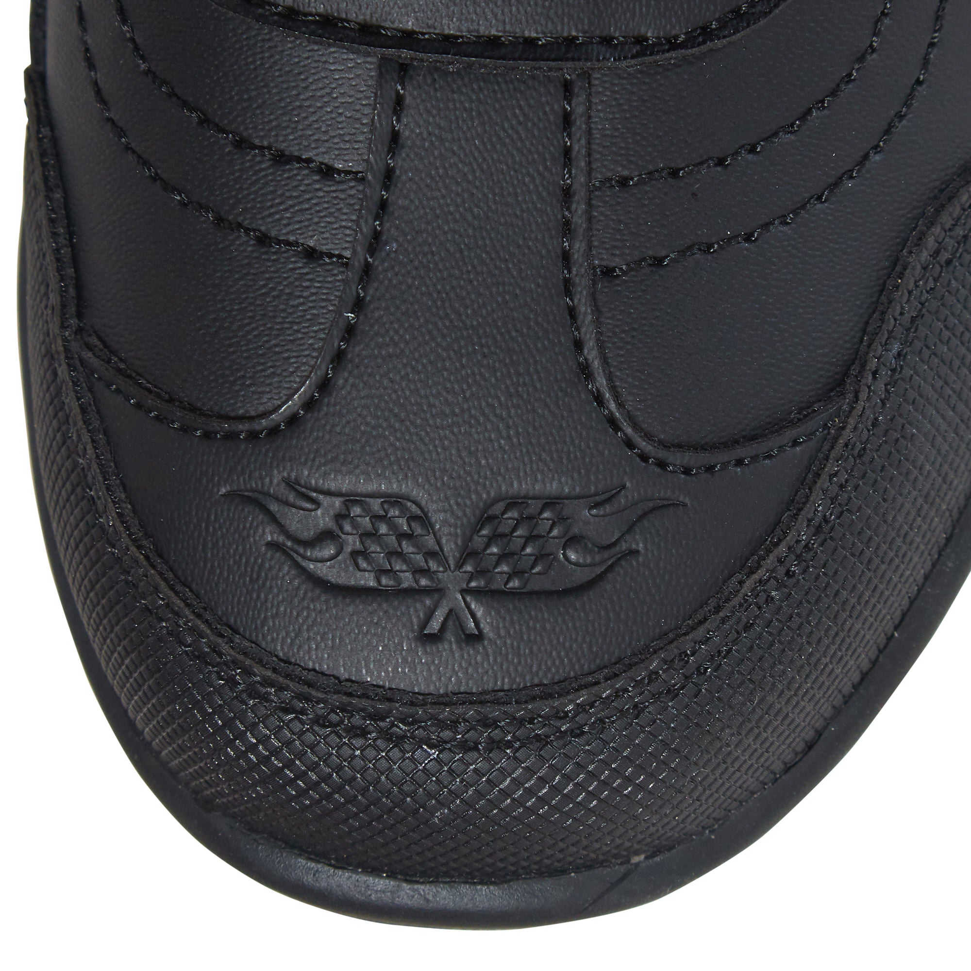 Hot Wheels Boys School Shoes Racing Car Black Shoe Easy Touch Fastening Trainers