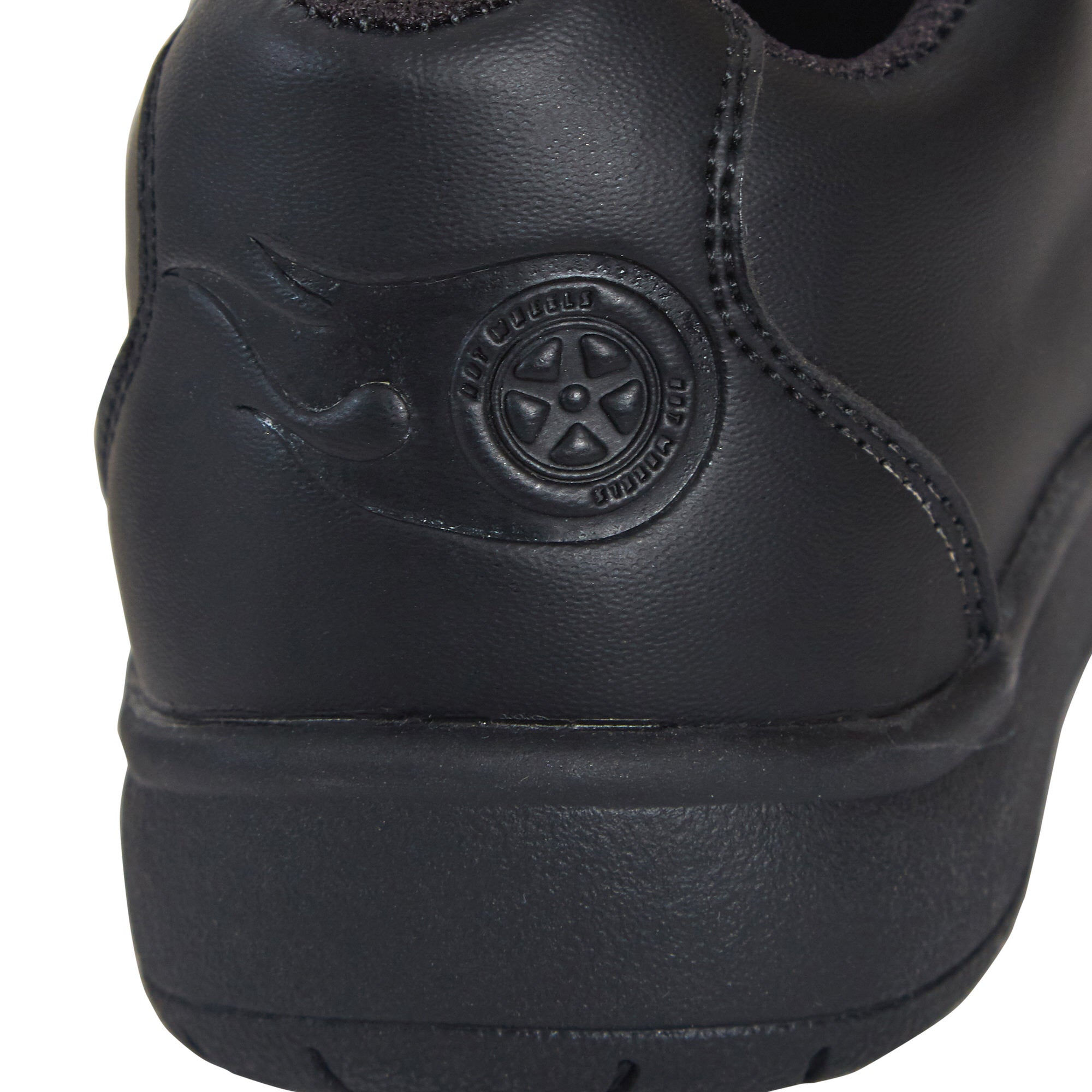 Hot Wheels Boys School Shoes Racing Car Black Shoe Easy Touch Fastening Trainers