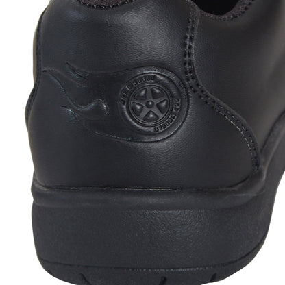 Hot Wheels Boys School Shoes Racing Car Black Shoe Easy Touch Fastening Trainers