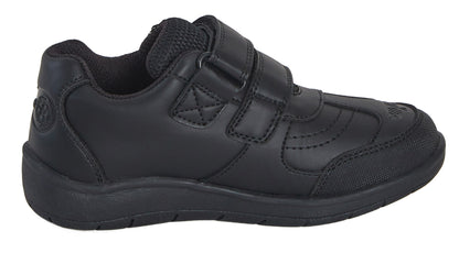 Hot Wheels Boys School Shoes Racing Car Black Shoe Easy Touch Fastening Trainers