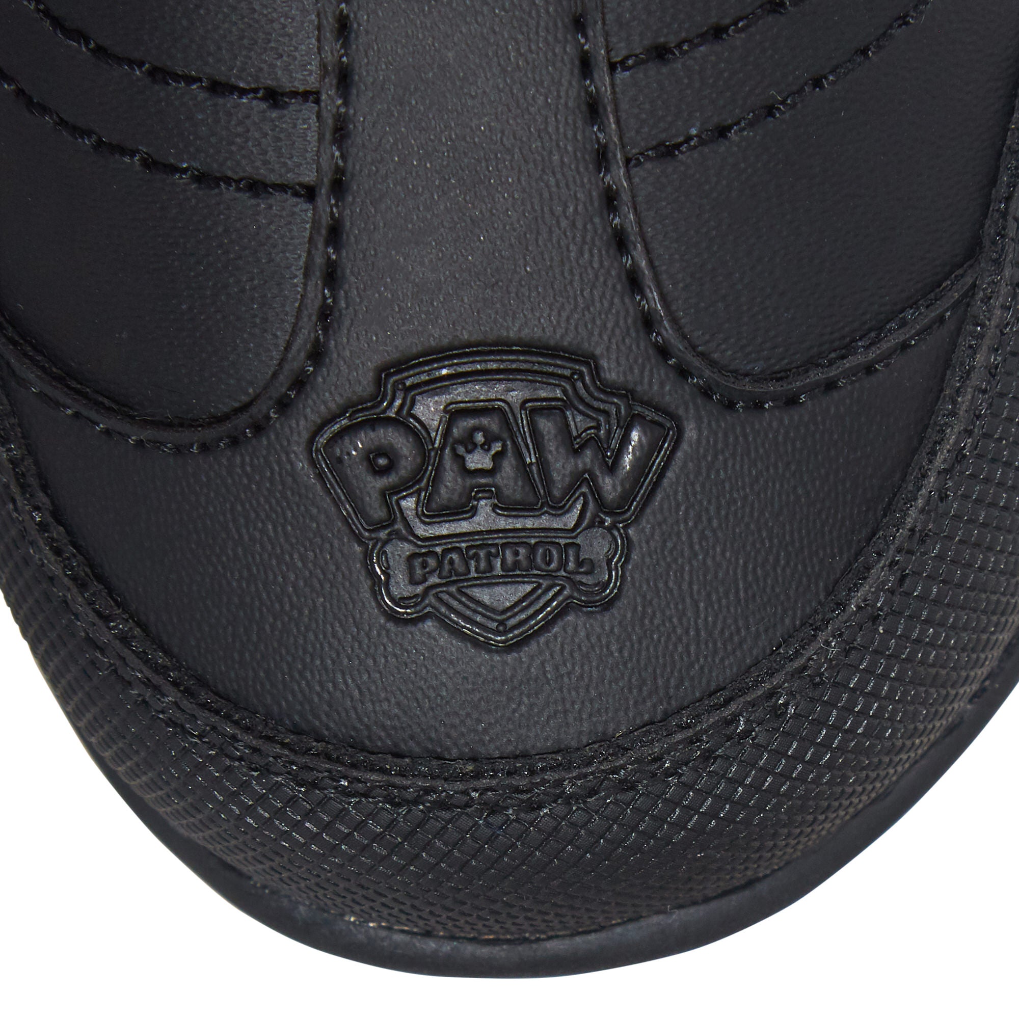 Paw Patrol Boys School Shoes Chase Marshall Black Shoes Easy Touch Fastening