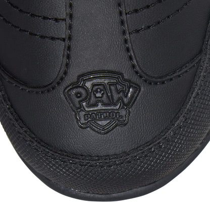 Paw Patrol Boys School Shoes Chase Marshall Black Shoes Easy Touch Fastening