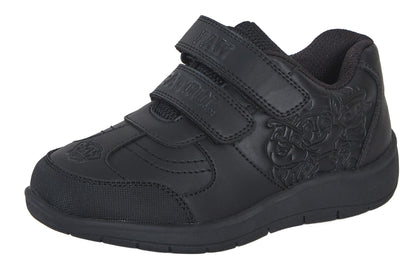 Paw Patrol Boys School Shoes Chase Marshall Black Shoes Easy Touch Fastening