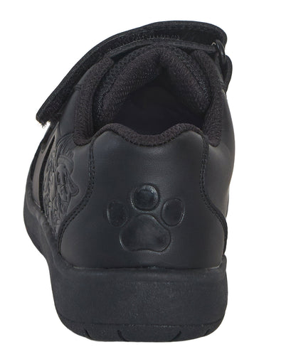 Paw Patrol Boys School Shoes Chase Marshall Black Shoes Easy Touch Fastening