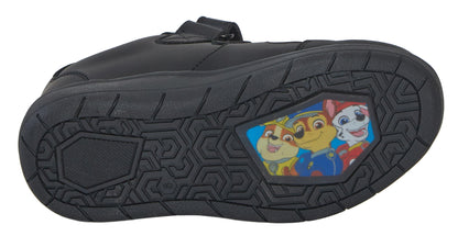 Paw Patrol Boys School Shoes Chase Marshall Black Shoes Easy Touch Fastening