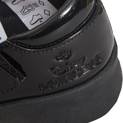 Girls Disney Princess School Shoes Kids Black Patent Party Shoes Easy Fastening