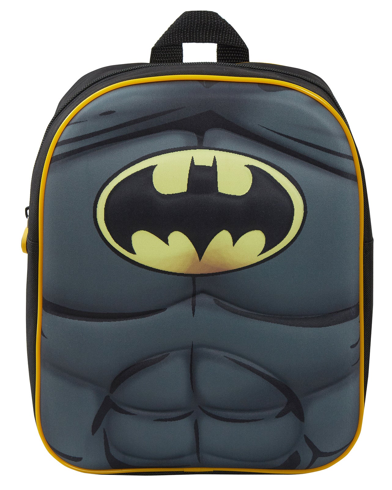 Boys Batman 3D Backpack With Cape in Pocket Kids Dress Up Costume Rucksack Bag