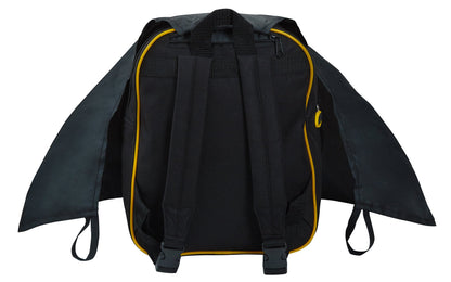 Boys Batman 3D Backpack With Cape in Pocket Kids Dress Up Costume Rucksack Bag