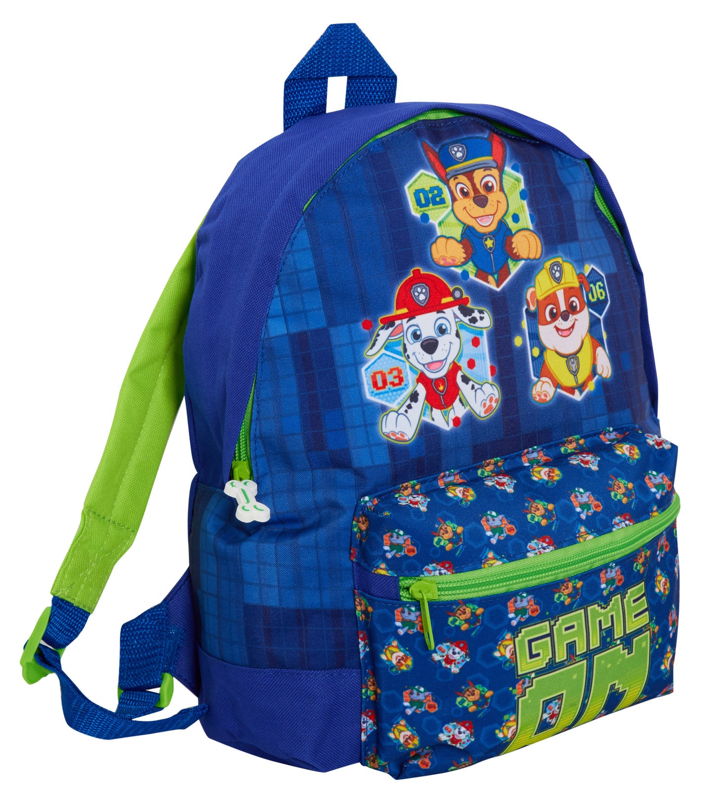 Kids Paw Patrol Backpack with pocket Chase Marshall Rubble School Nursery Bag