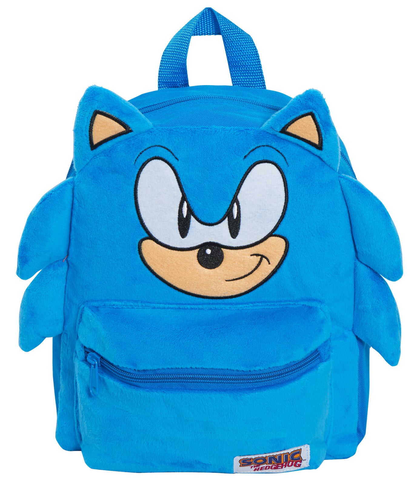 Sonic The Hedgehog 3D Plush Backpack Kids Sega School Book Lunch Swim Travel Bag