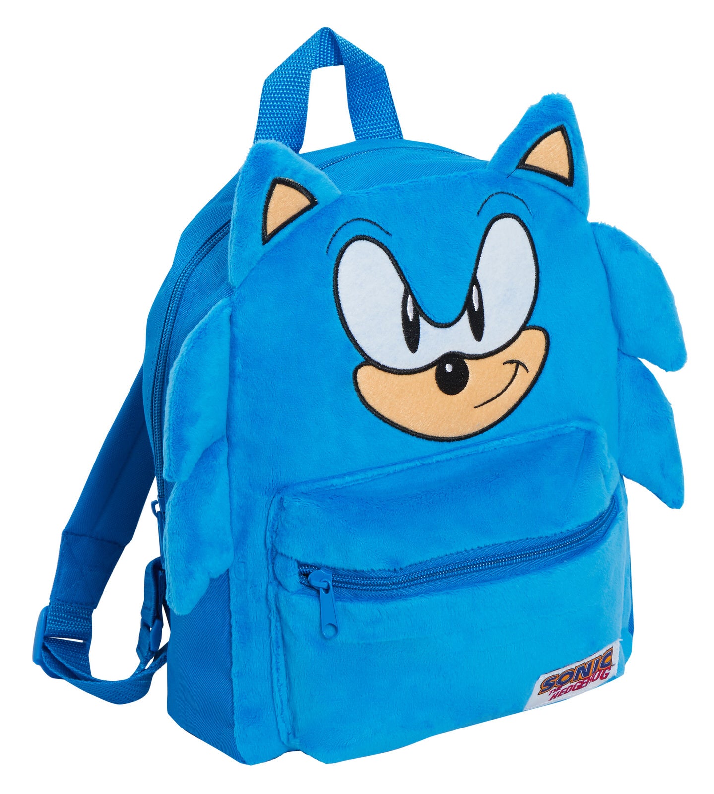 Sonic The Hedgehog 3D Plush Backpack Kids Sega School Book Lunch Swim Travel Bag