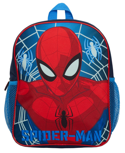 Glow In The Dark Marvel Spiderman Backpack Travel School Rucksack Boys Lunch Bag