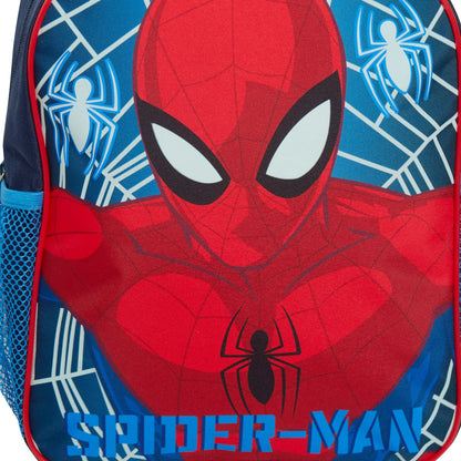 Glow In The Dark Marvel Spiderman Backpack Travel School Rucksack Boys Lunch Bag