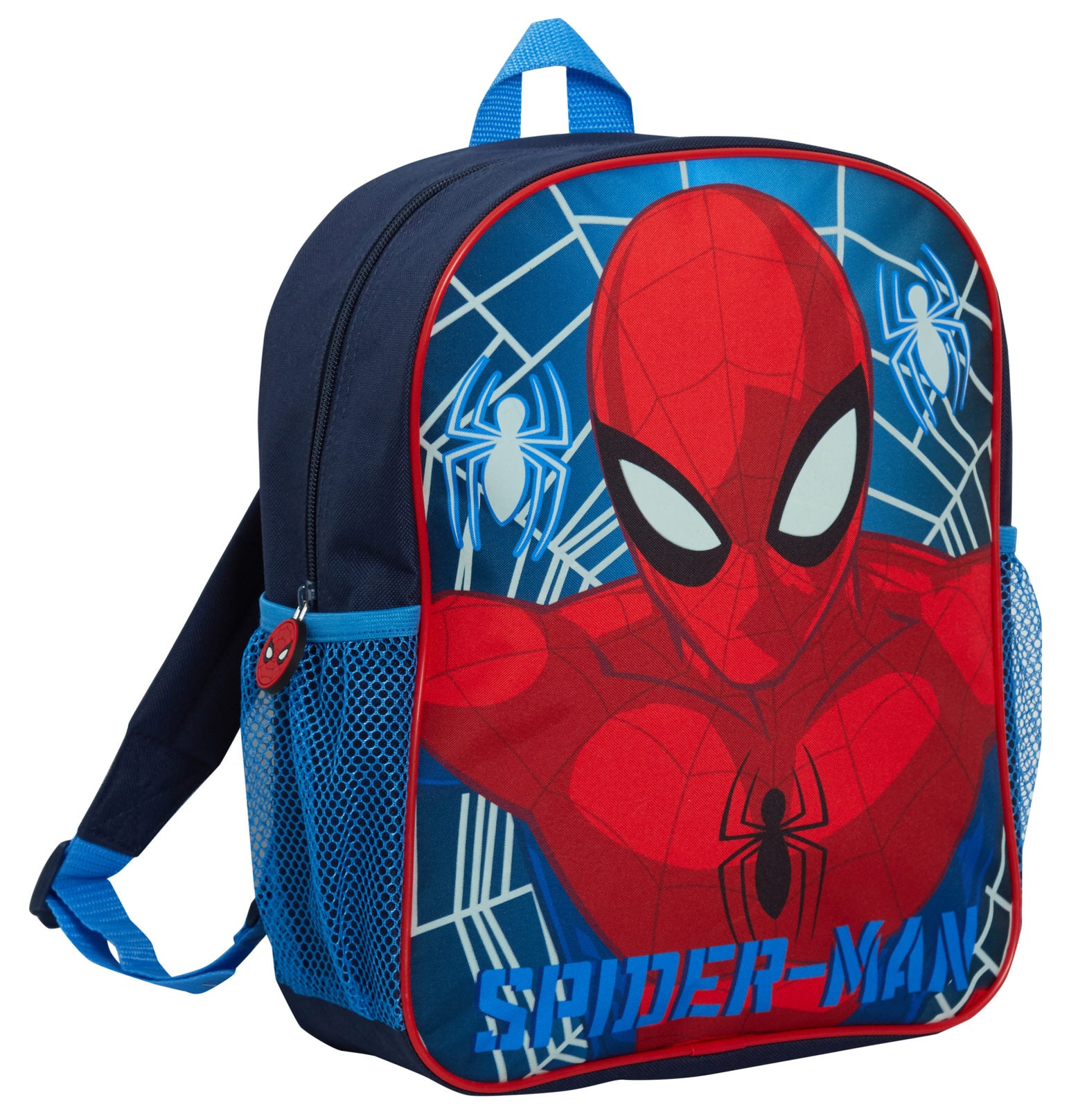 Glow In The Dark Marvel Spiderman Backpack Travel School Rucksack Boys Lunch Bag
