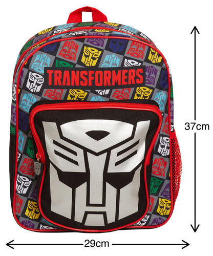 Transformers Bag Boys Backpack Kids Autobot Sports Rucksack School Lunch Bag