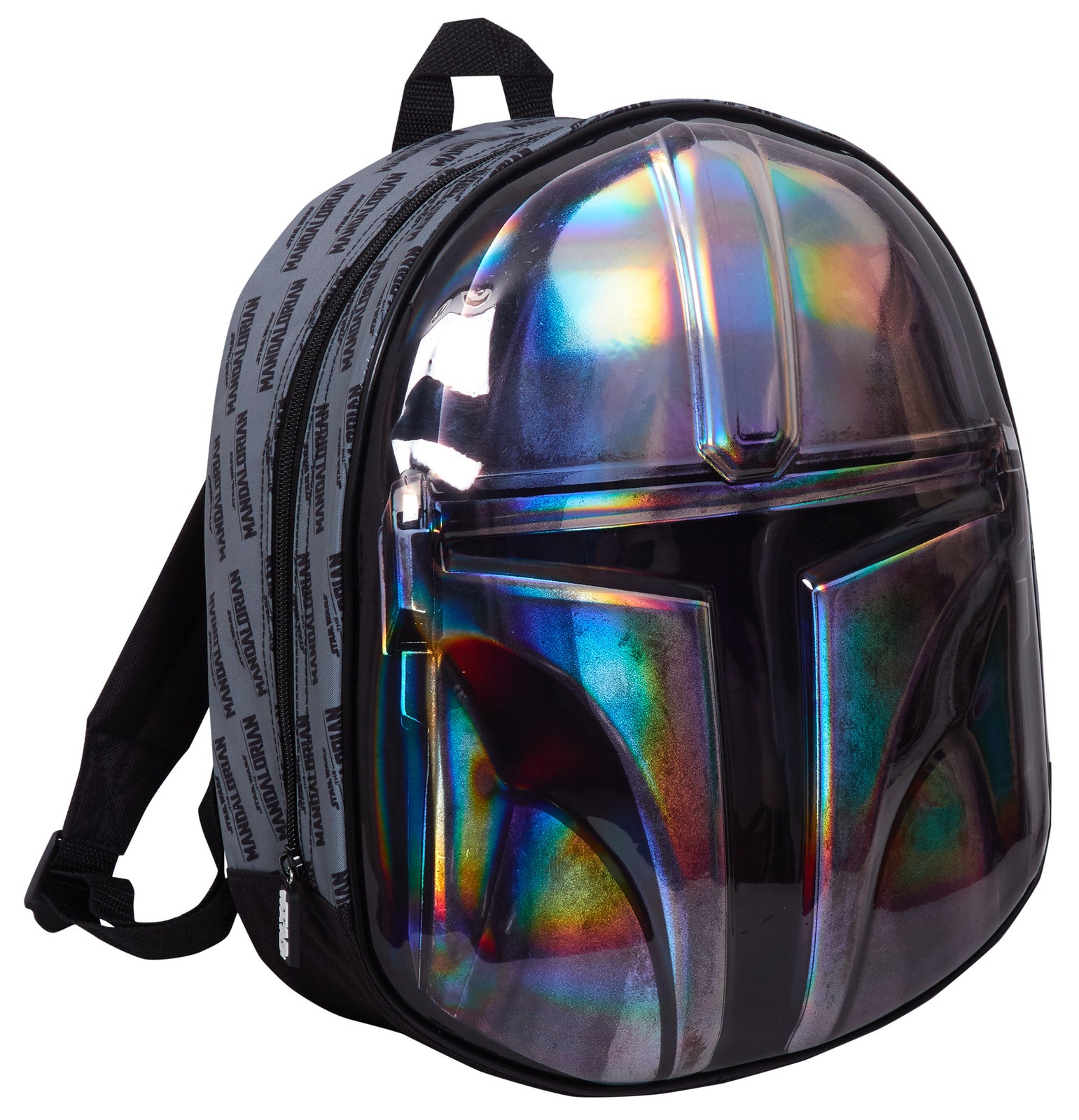 The Mandalorian Helmet Bag 3D Metallic Star Wars Backpack Kids School Travel Bag
