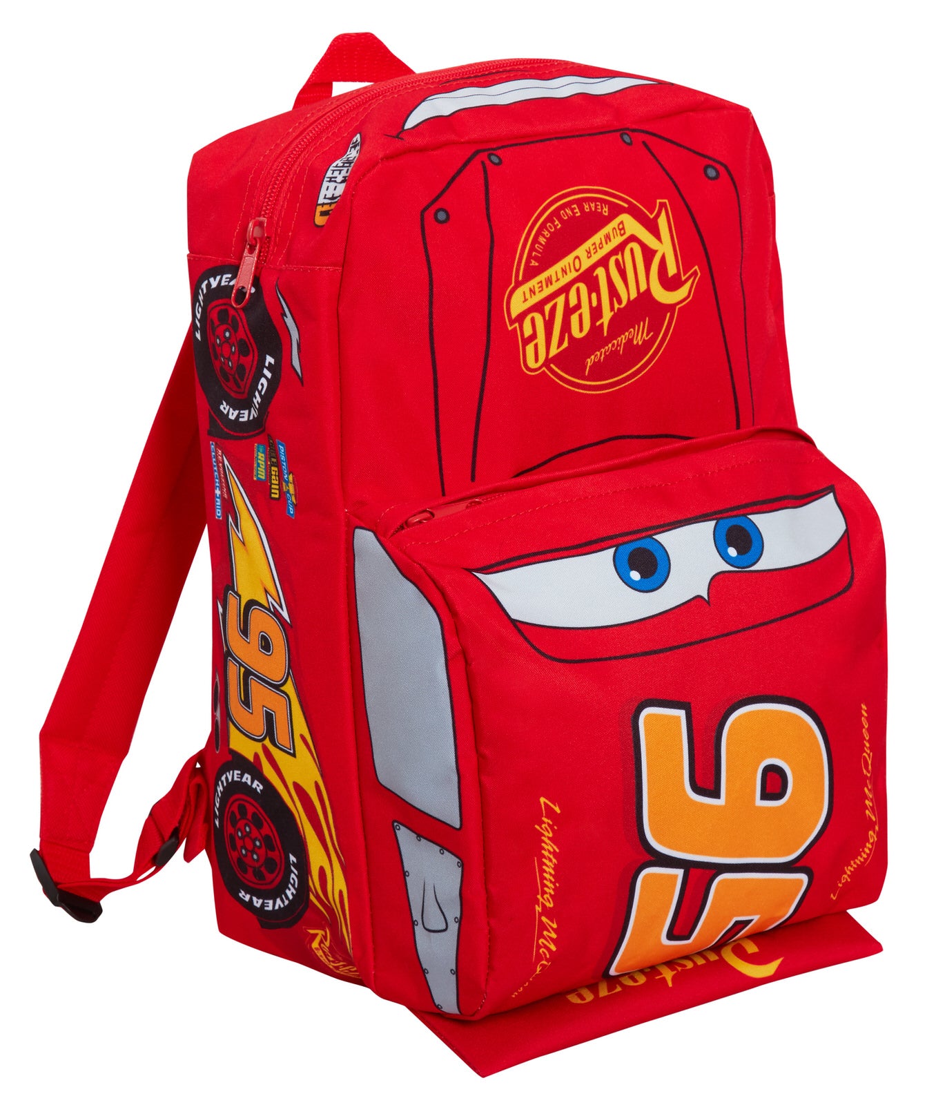 Disney Cars Boys 3D Backpack Kids Lightning McQueen School Lunch Bag Rucksack Red 95