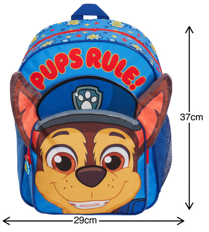 Paw Patrol Backpack Boys 3D Chase Bag for Kids Travel Nursury School Rucksack