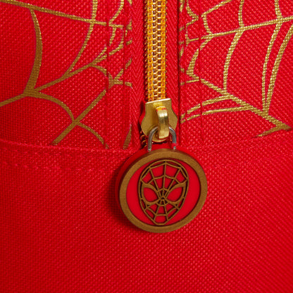 Spiderman Backpack With Cool Lunch Bag Bottle Holder School Matching 2 Piece Set