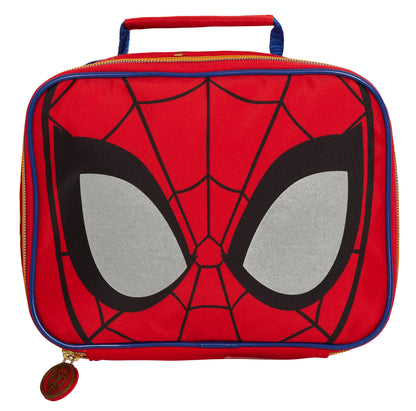 Spiderman Backpack With Cool Lunch Bag Bottle Holder School Matching 2 Piece Set