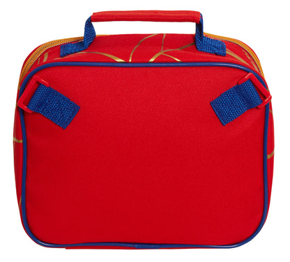 Spiderman Backpack With Cool Lunch Bag Bottle Holder School Matching 2 Piece Set
