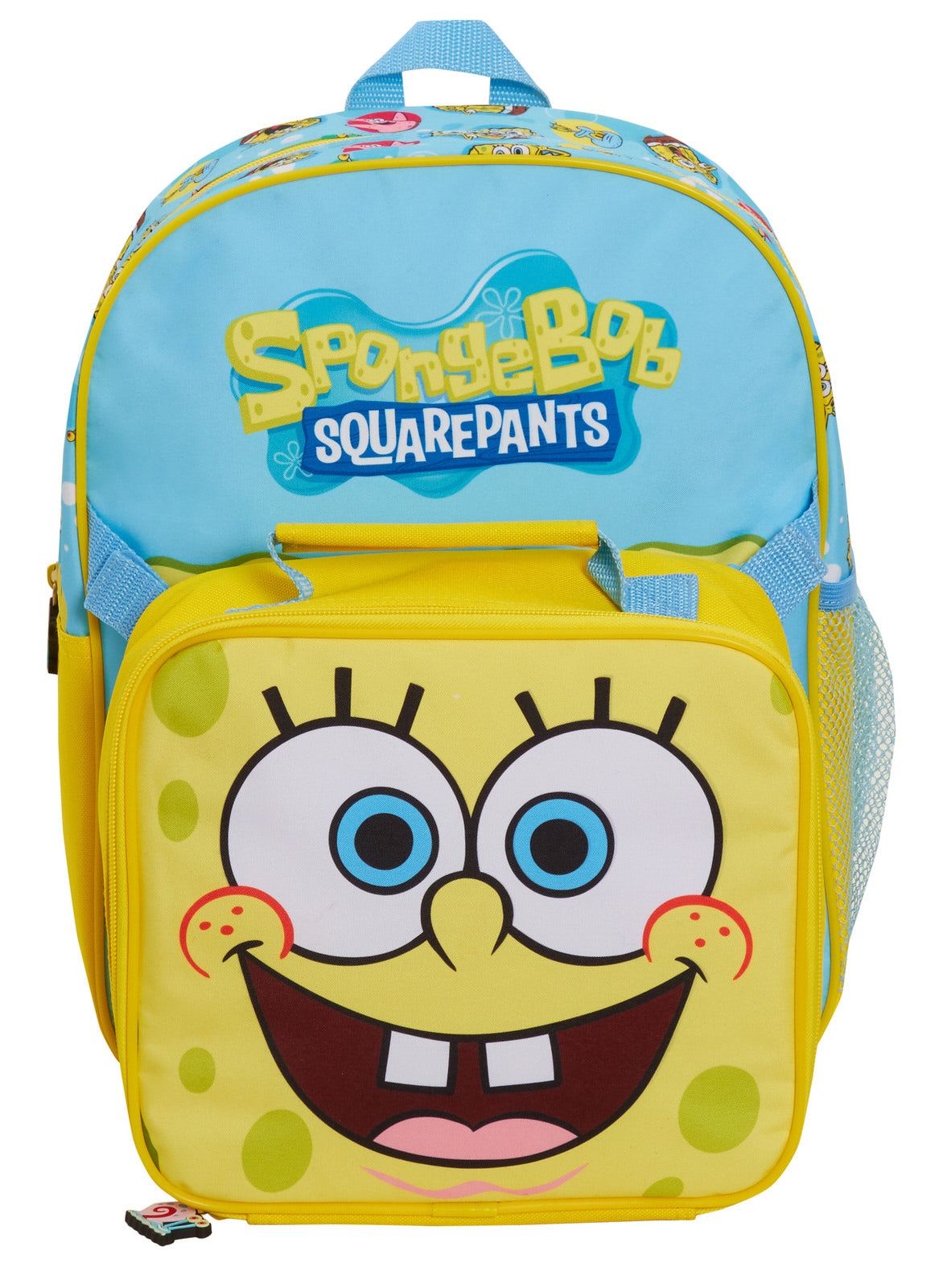 SpongeBob SquarePants Backpack + Detachable Lunch Bag Boys Girls School Rucksack