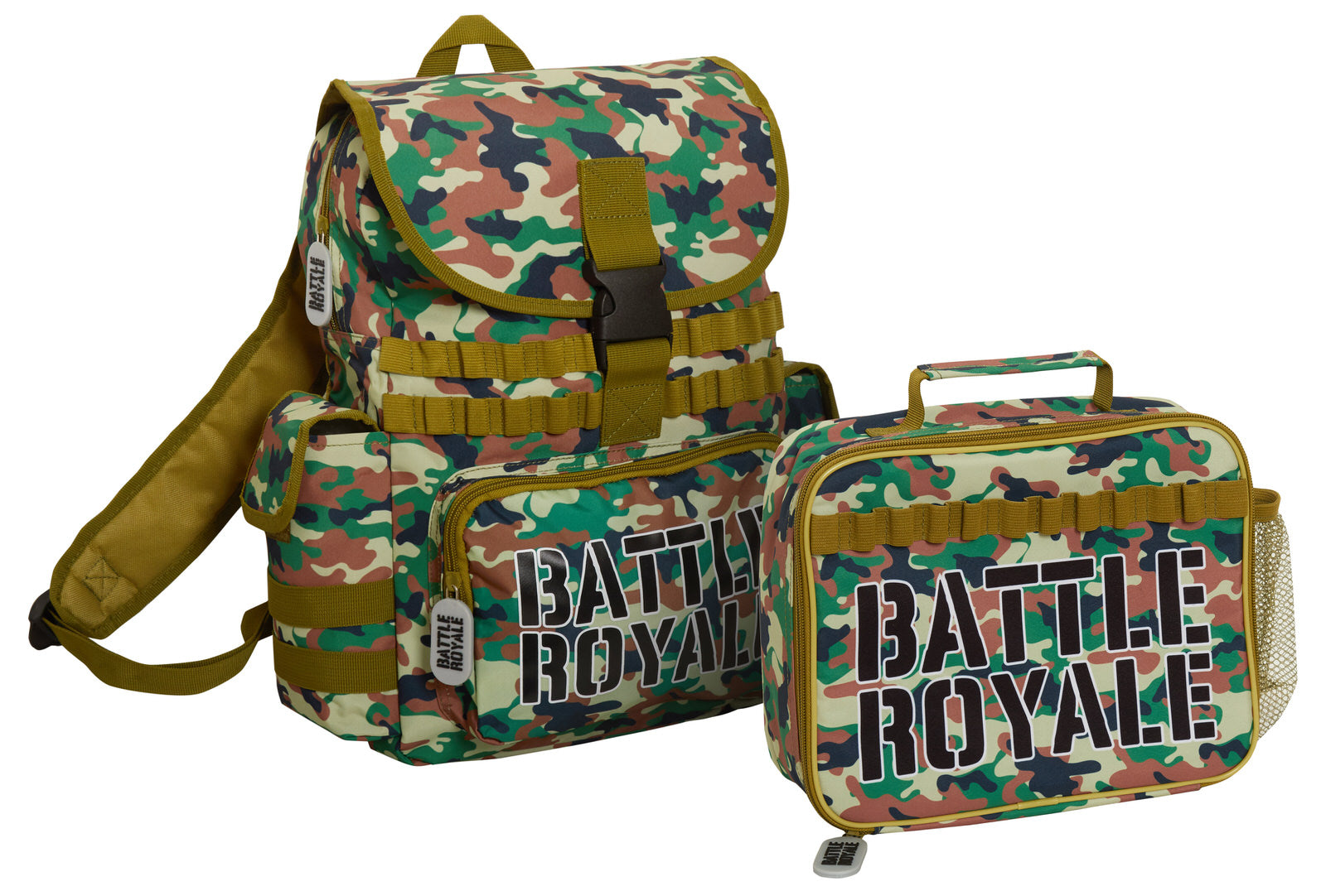 Battle Royale Lunch Bag Camouflage School Work Cooler Lunch Box for Kids Adults
