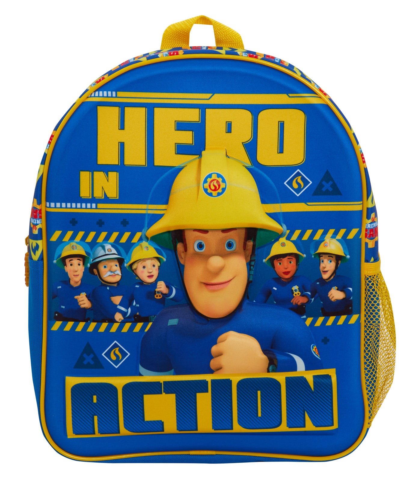 Fireman Sam Bag Boys Backpack Kids Firefighter Sports Rucksack School Lunch Bag
